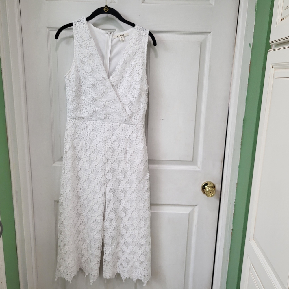 Elegant White Lace Jumpsuit